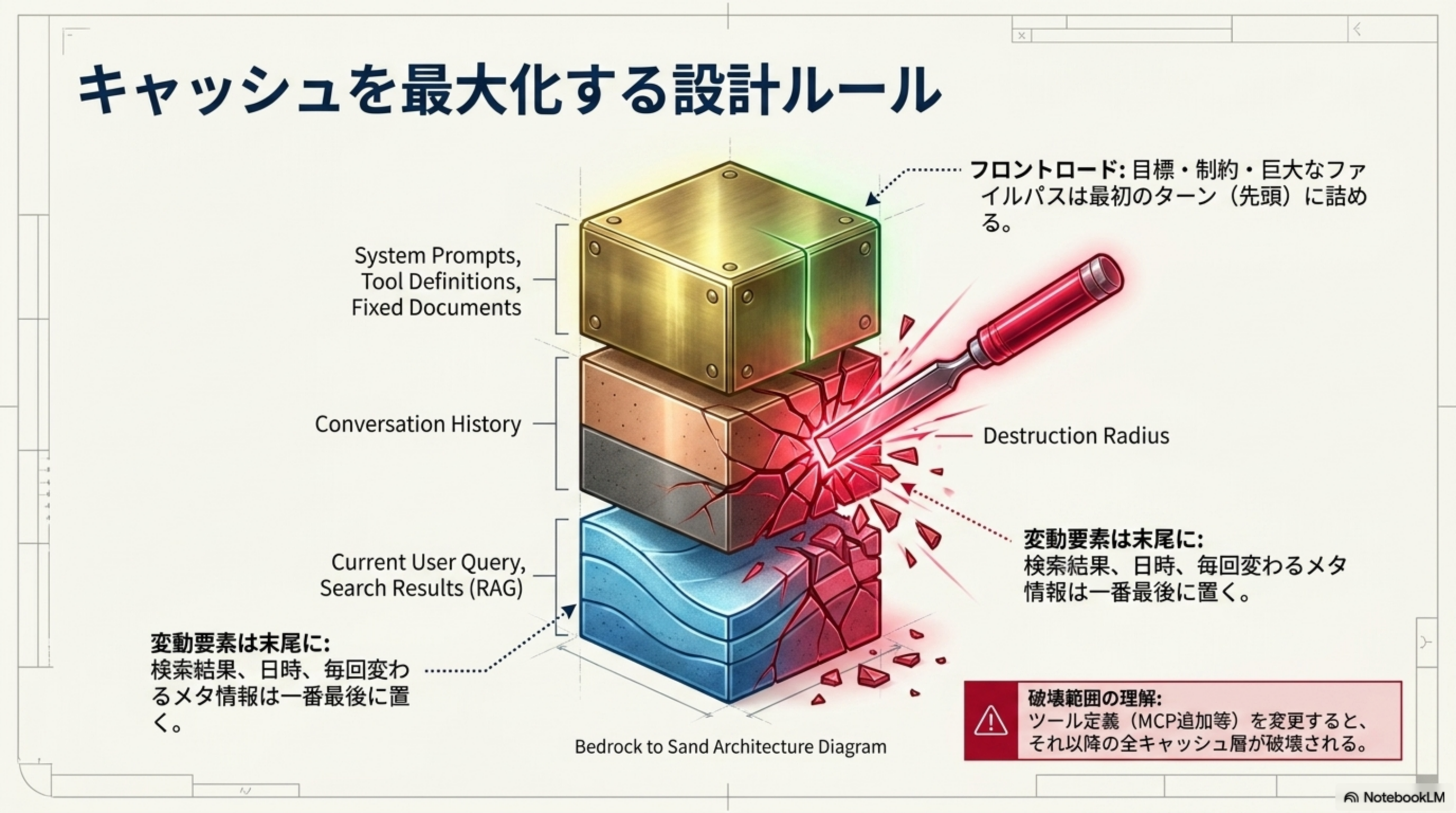 キャッシュを最大化する設計ルール - Bedrock to Sand Architecture