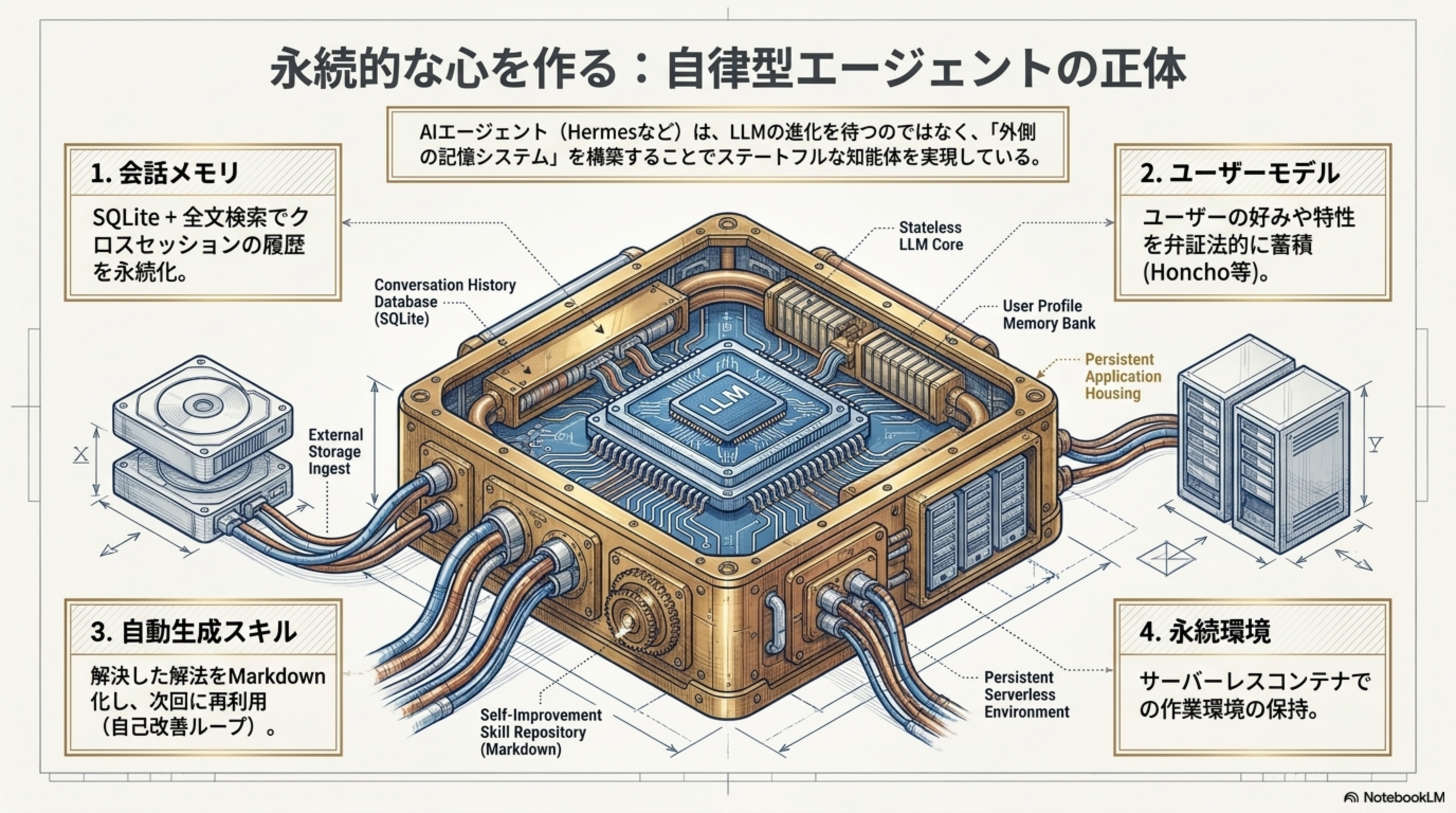 自律型エージェントの正体 - 4つのコンポーネント