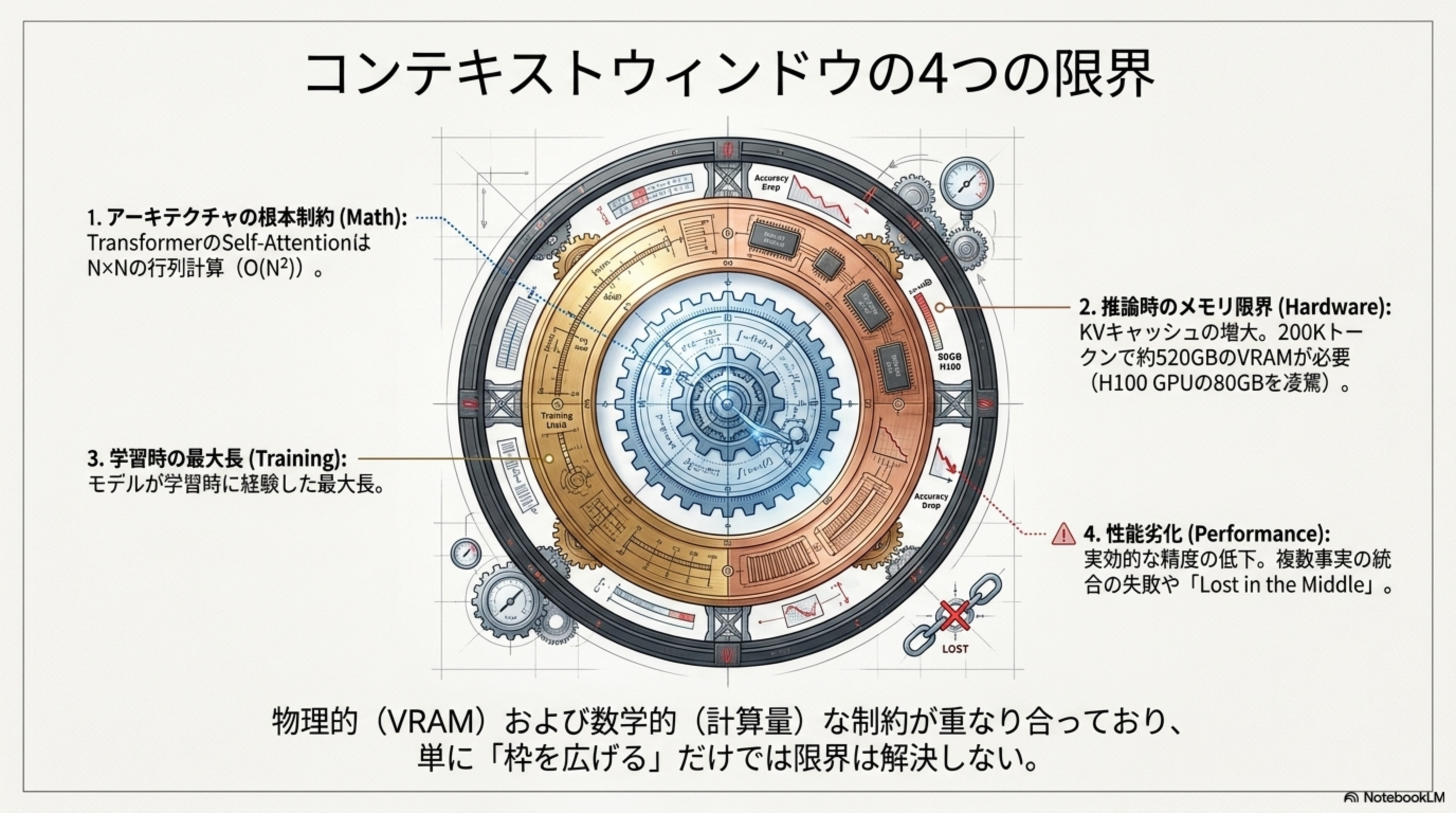コンテキストウィンドウの4つの限界