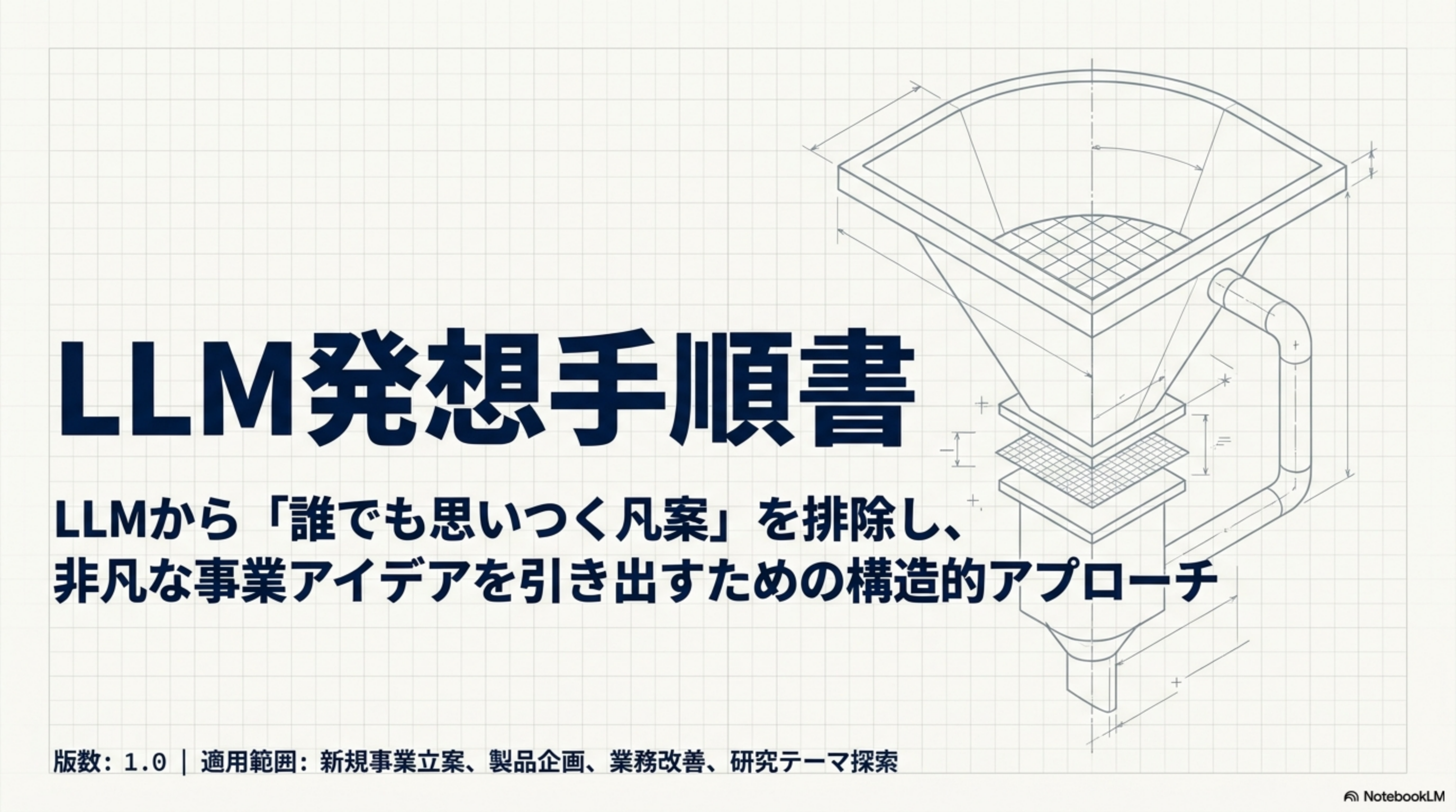 LLM発想手順書 - 表紙