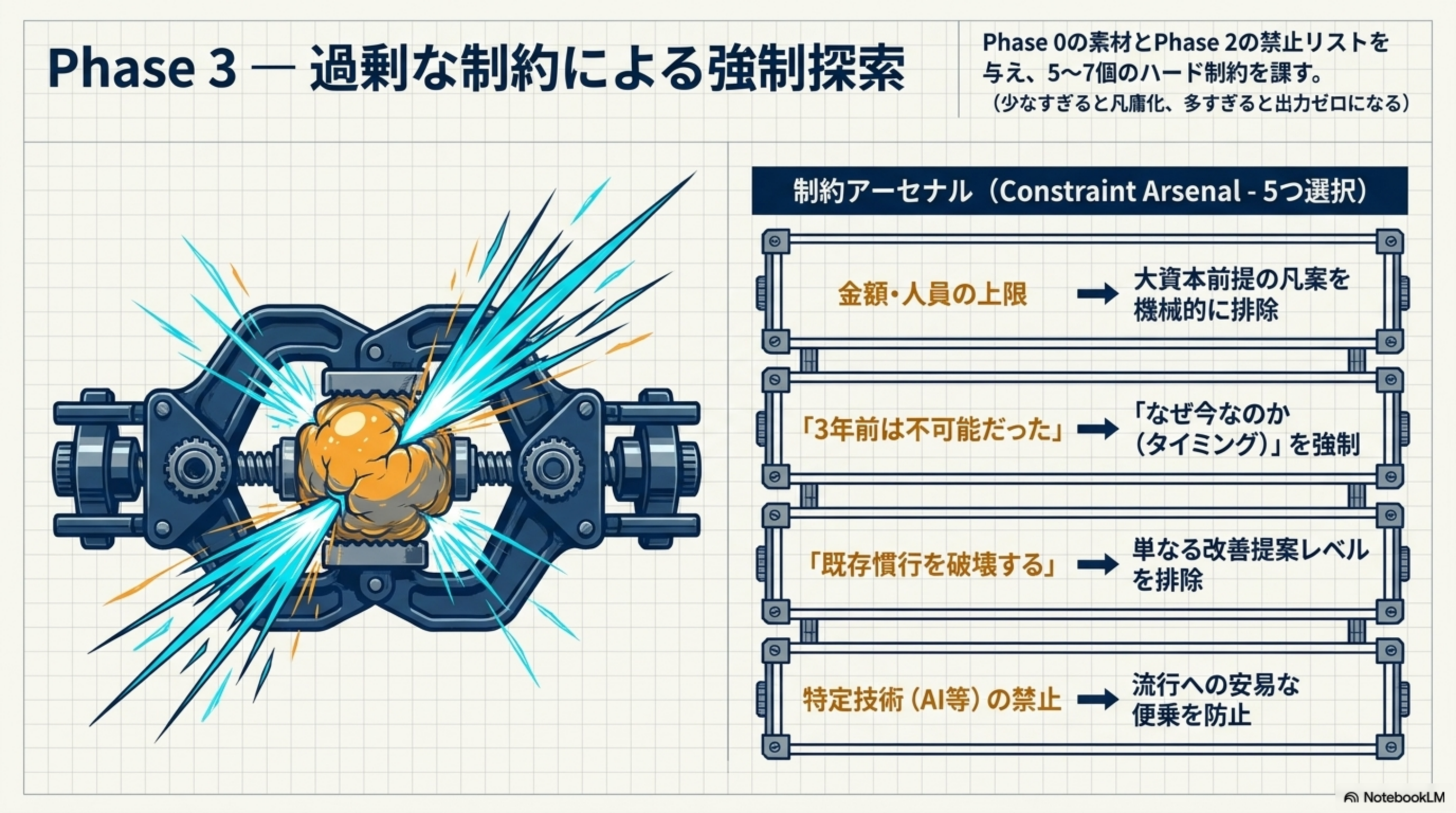 Phase 3 - 過剰な制約による強制探索