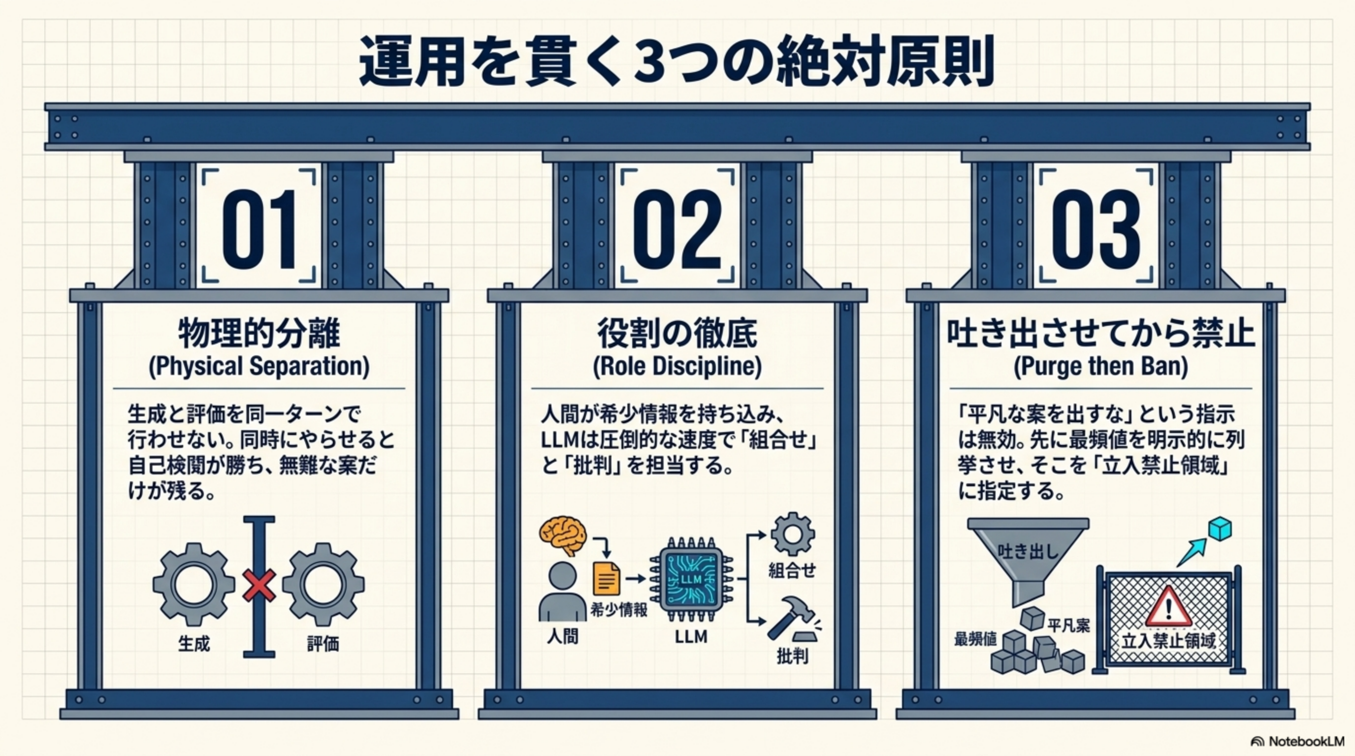 運用を貫く3つの絶対原則