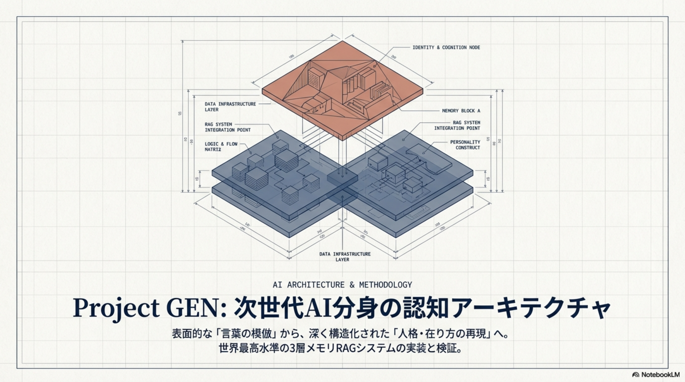 Project GEN: 次世代AI分身の認知アーキテクチャ
