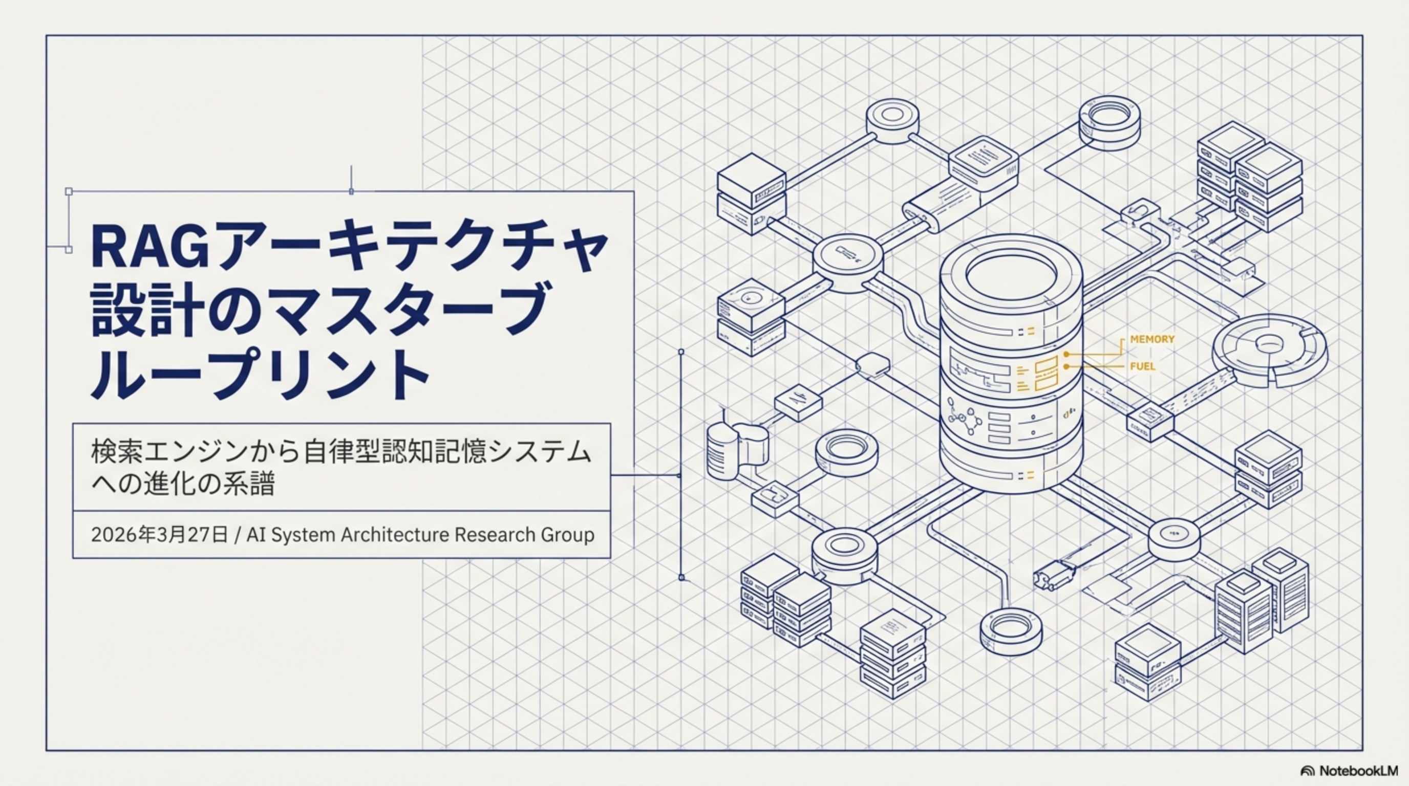 RAGアーキテクチャ設計のマスターブループリント