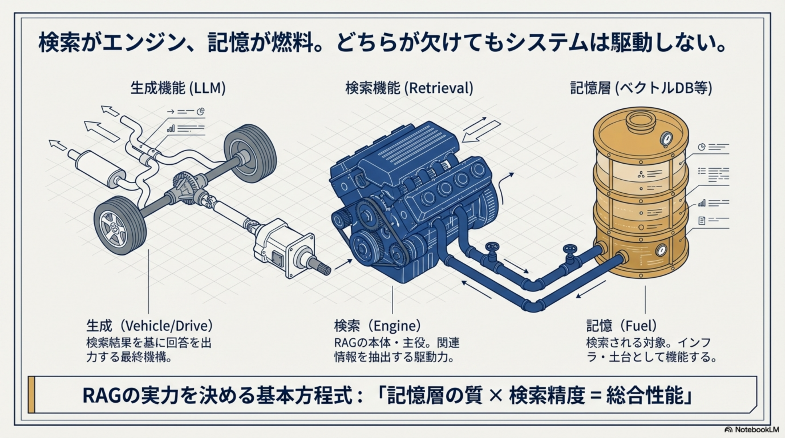 検索がエンジン、記憶が燃料